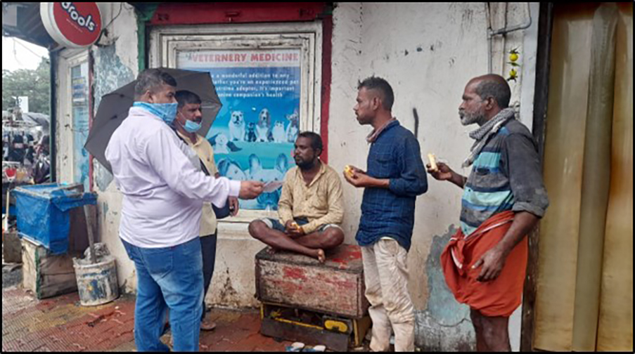 Food distribution on streets
